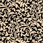 NAMUR AREA RUG BLACK FLORAL PATTERN